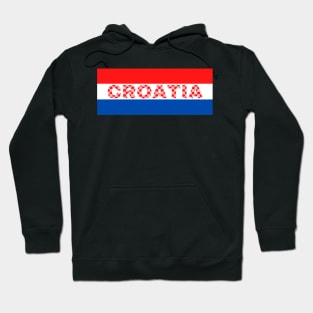 Croatia Flag Colors Hoodie